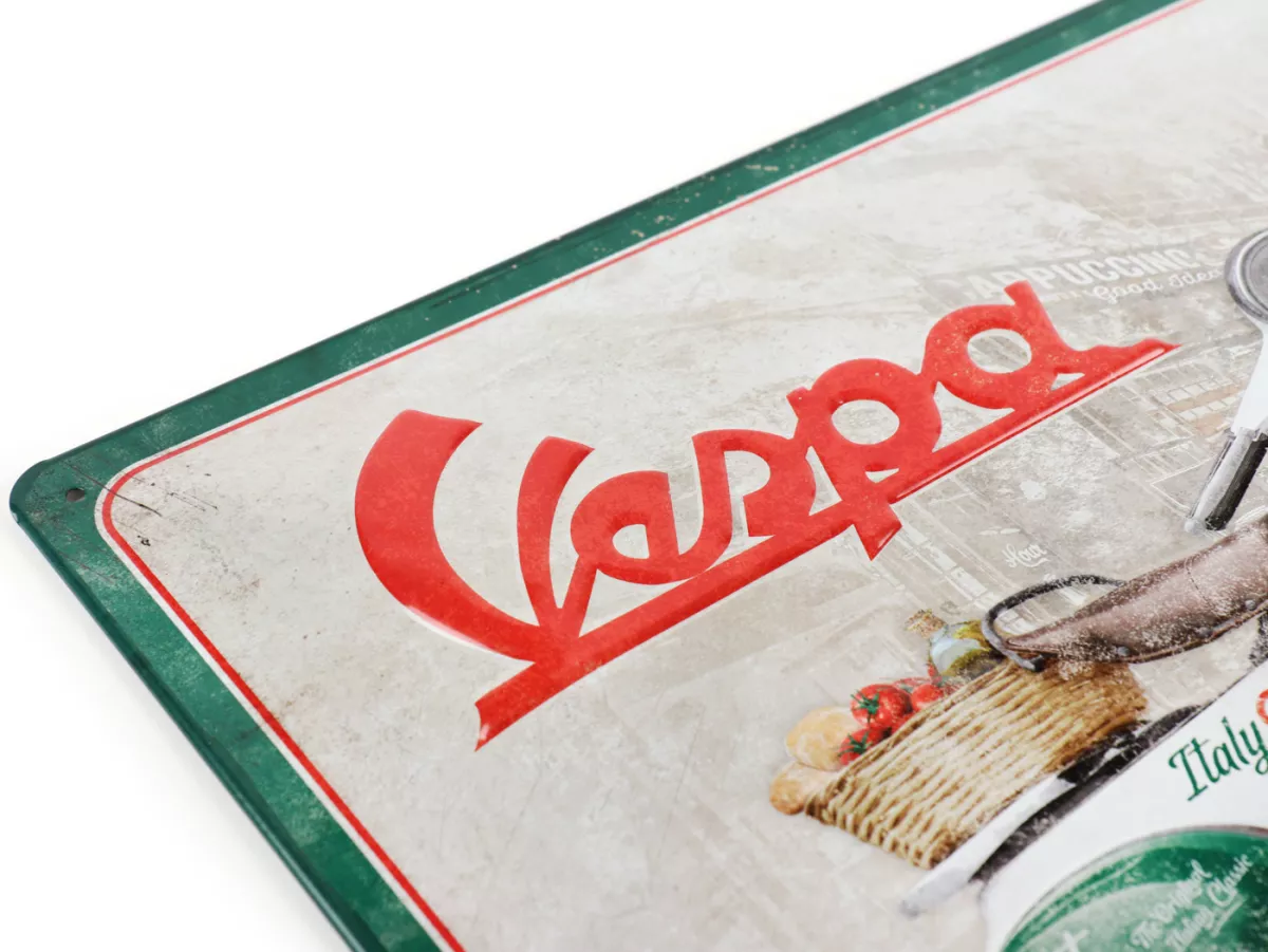 Advertising sign -Nostalgic Art- Vespa Italian Legend, 30x40cm
