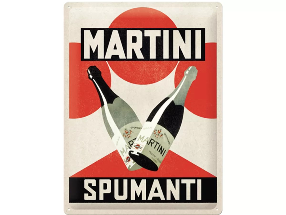 Advertising sign -Nostalgic Art- Martini - Spumanti, 30x40cm