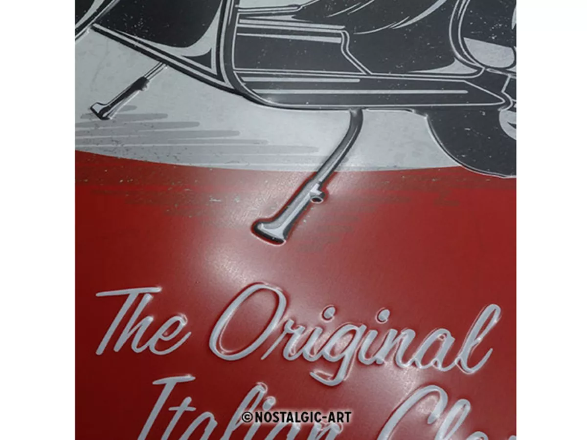 Advertising sign -Nostalgic Art- Vespa, The Italian Classic, 40x60cm