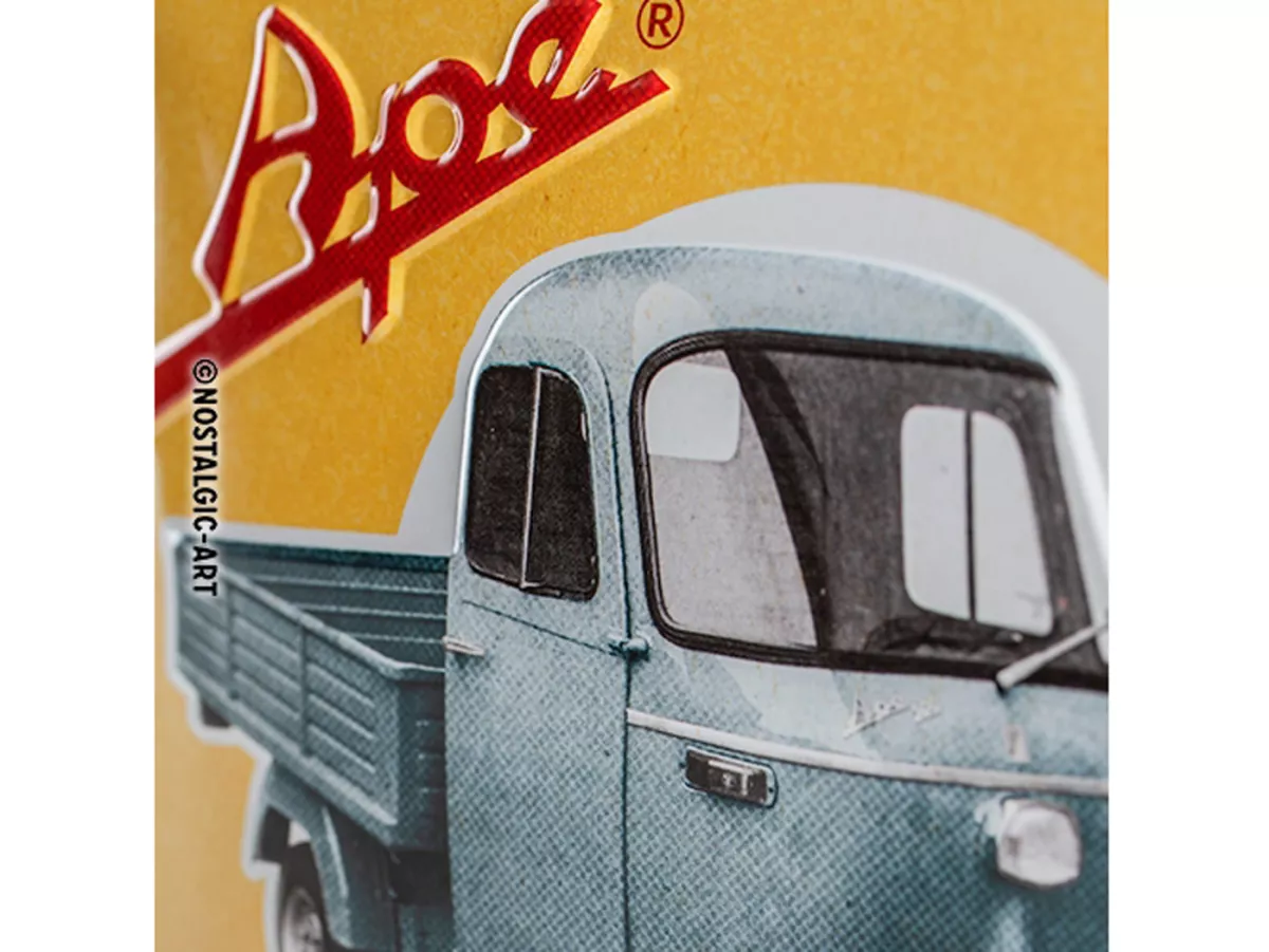 Plaque publicitaire -Nostalgic Art- Ape Ape 500 Since 1966, 15x20cm