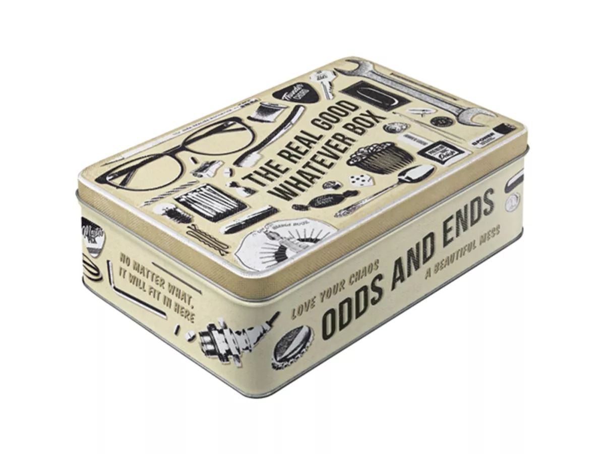 Vorratsdose, flach -Nostalgic Art- Whatever Odds & Ends Box - 23x16x7cm (2.5l)