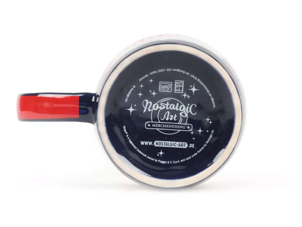 Mugg - Kaffemugg -Nostalgisk konst - Vespa GARAGE, Ø=85mm x 90mm, 340ml