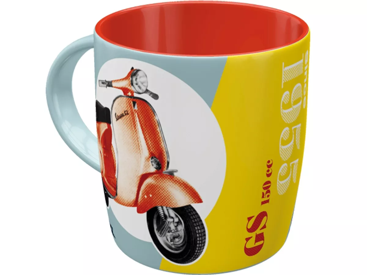 Mug -Nostalgic Art- Vespa GS 150 Since 1955, Ø=85mm x 90mm, 340ml