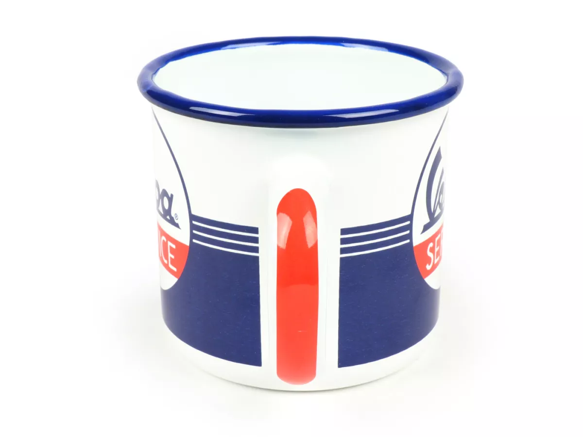 Tasse émaillée -Nostalgic Art- Vespa Service, Ø=8cm x 8cm, 360ml