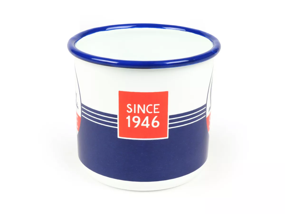 Tasse émaillée -Nostalgic Art- Vespa Service, Ø=8cm x 8cm, 360ml