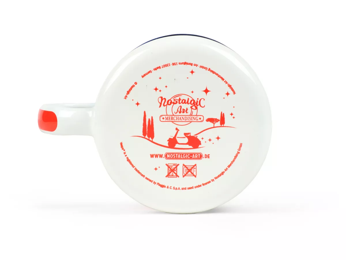 Tasse émaillée -Nostalgic Art- Vespa Service, Ø=8cm x 8cm, 360ml