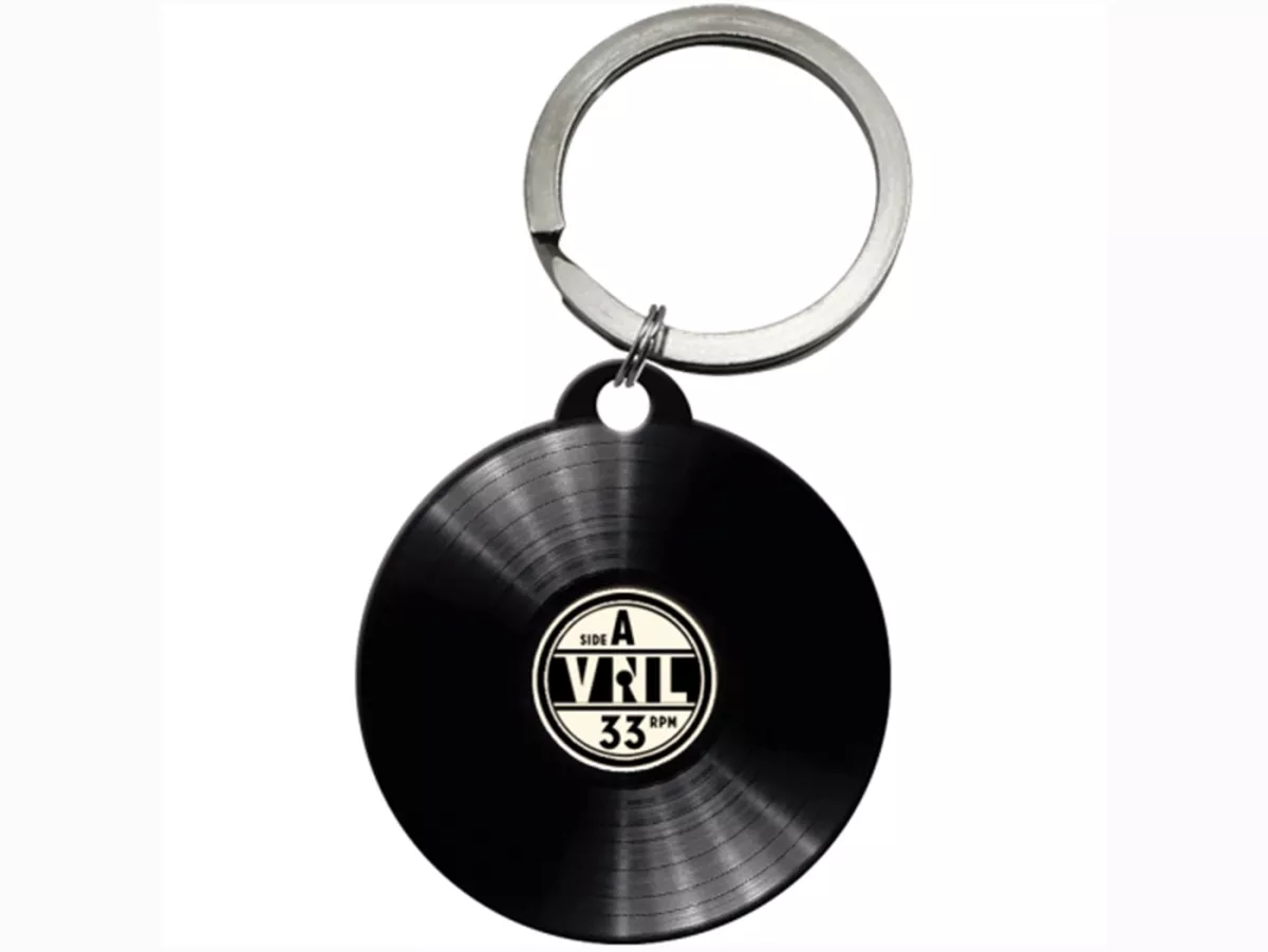 Schlüsselanhänger -NOSTALGIC ART- Retro Vinyl Ø=40mm- rund
