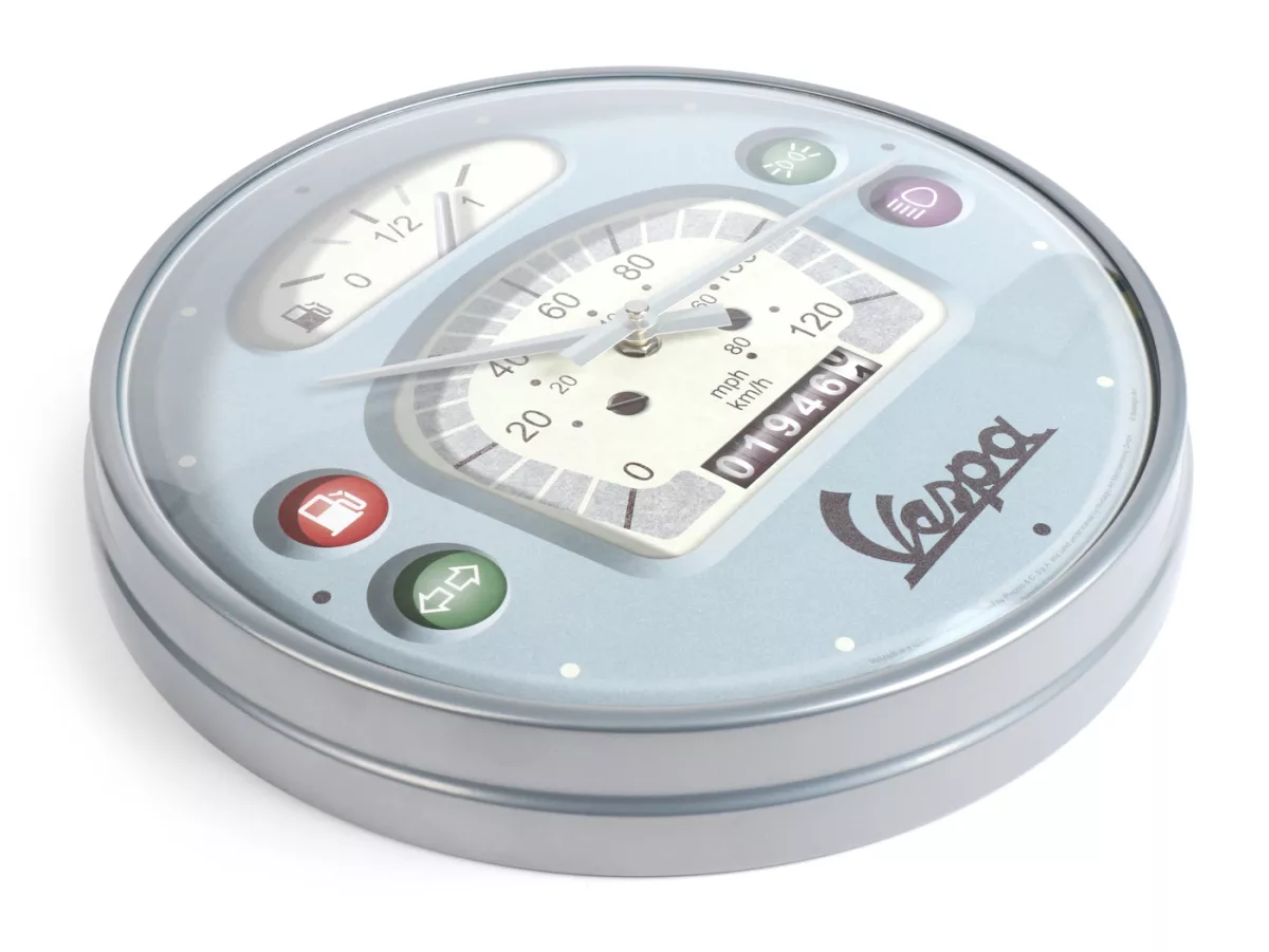 Wall clock round -VESPA Ø=31cm- SPEEDO