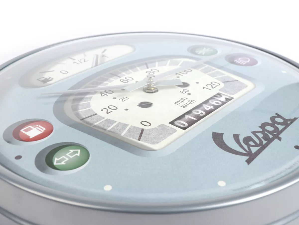 Wall clock round -VESPA Ø=31cm- SPEEDO