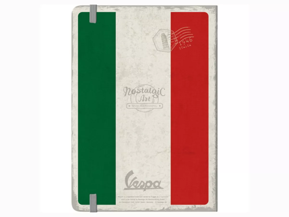 Notepad -NOSTALGIC ART, A5- Vespa, The Italian Classic
