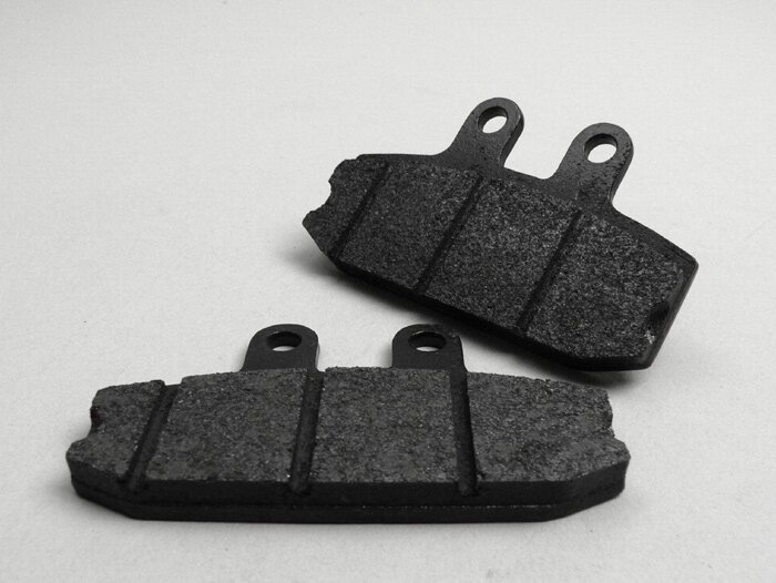 Pastillas de freno -NEWFREN 79x47,8mm- LAMBRETTA freno de disco externo, APRILIA Arrecife 500 ccm año 2002 (v), Alantic 500 ccm año 2002 (v), ETX 125 ccm año 1986 (v), ETX PV 125 ccm año 1985 (v), ETX 350 ccm año 1985-1986 (v), ETX AE 350 ccm año 1987 (v)