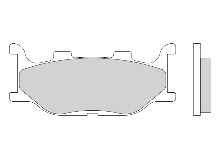 Pastillas de freno -NEWFREN 94,2x41mm- ITALJET Jupiter 250 ccm 2002 (v), LINHAI Main Street 260 ccm 2004 (v), Monarch 160 ccm 2004 (v),MBK Skyliner 250 ccm 2000 (v),YAMAHA Majesty SP DX 250 ccm 1998-1999 (v), Majesty SP 250 ccm DX 2000 (v), Majesty SP 250