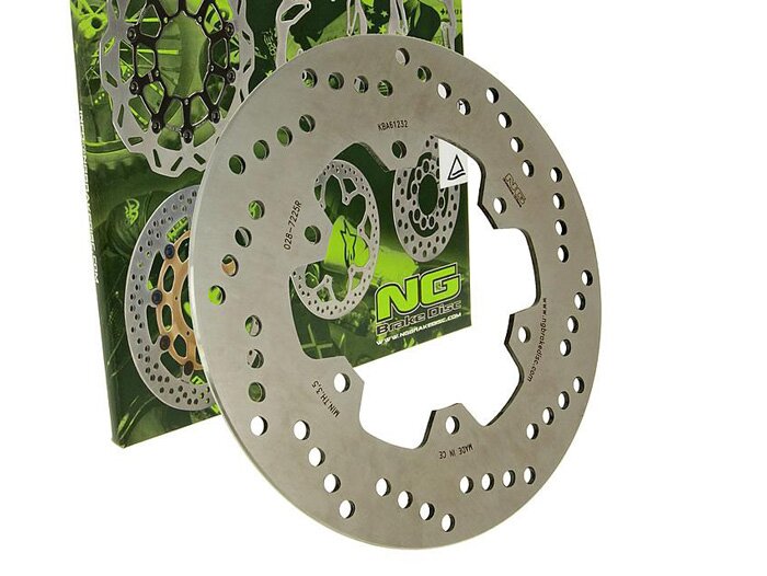 Disco de freno -NG Ø245x115x4mm- Ducati 906 S (1989) trasero derecho, Yamaha YP Majesty 250 (1996-1997) delantero derecho, Laverda Diamante 668 (1996-1998) trasero derecho, Laverda Ghost / Gost Legend / Ghost Strike (1996-1999) trasero derecho, Laverda Gh