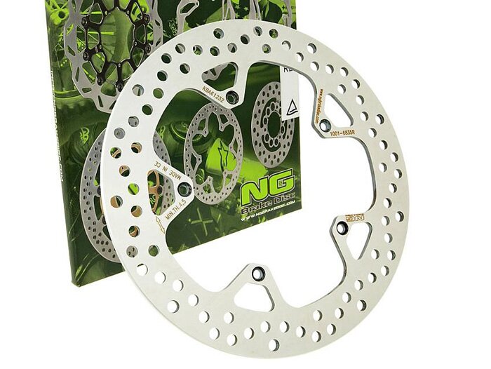 Bromsskiva -NG Ø260x125x5mm- Gilera Coguar 50 (1986) fram vänster, Gilera Coguar 125 (1999) fram vänster, Piaggio X9 500 (2001-2002) fram vänster/höger, Piaggio Beverly 500 (2002-2004) fram vänster/höger, Piaggio Beverly 200 (2002-2006) fram vänster, Piag