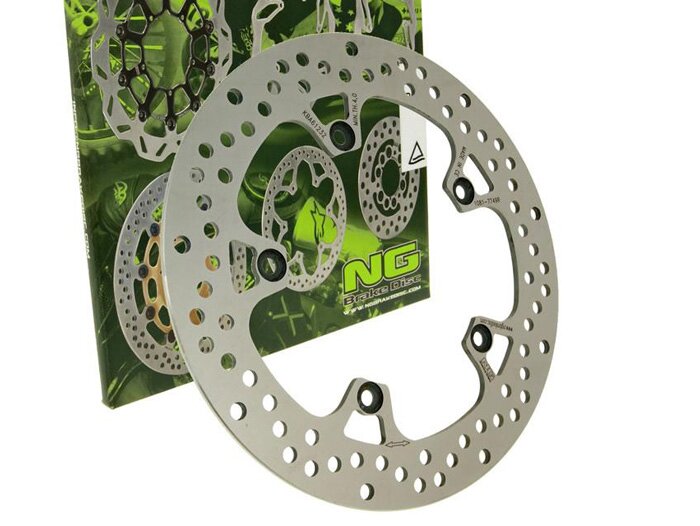 Disque de frein -NG Ø267x132x4,5mm- Yamaha Grand Majesty 250 (Japon) (2004-2005) (av. g.), Yamaha T-Max / T-Max Black Max (2004-2007) (av. g.), Yamaha Majesty 400 / ABS (2004-2013) (av. g./dr.), Yamaha X-Max / X-Max 250 I Black (2005-2011) (av. dr.), Yama