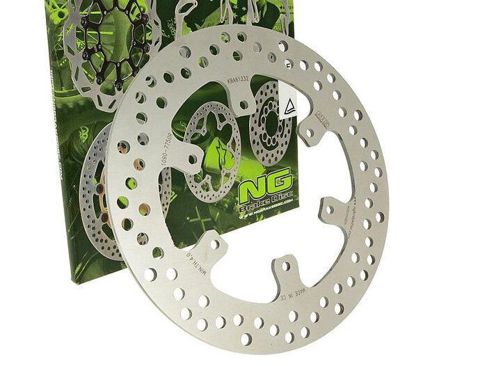 Brake disc -NG Ø240x105x4.5mm- Gilera Runner VXR 125 (2005-2007) front lhs, Gilera Runner VX 125 (2006-2007) front lhs, Piaggio MP3 125 RL (2006-2007) front lhs/rhs, Piaggio MP3 250 / MP3 250 RL (2006-2007) front lhs/rhs, Gilera Runner VXR 200 (2006-2008)