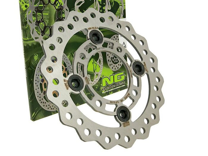Bremsscheibe -NG Wavy Ø180x63,5x4mm- KTM 450 XC (2008-2012) vorne links/rechts, KTM 525 XC (2008-2012) vorne links/rechts, KTM 450 SX (2009-2012) vorne links/rechts, KTM 505 SX (2009-2012) vorne links/rechts