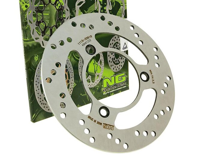 Remschijf -NG Ø220x89x4mm- Rieju Sixteen 125 (UX 125) (2008) rechtsachter, Rieju Sixteen 125 (UX 125) (2008) rechtsvoor, Suzuki Sixteen 150 (UX 150) (2008-2012) rechtsachter, Suzuki Sixteen 150 (UX 150) (2008-2012) rechtsvoor, Suzuki Sixteen 125