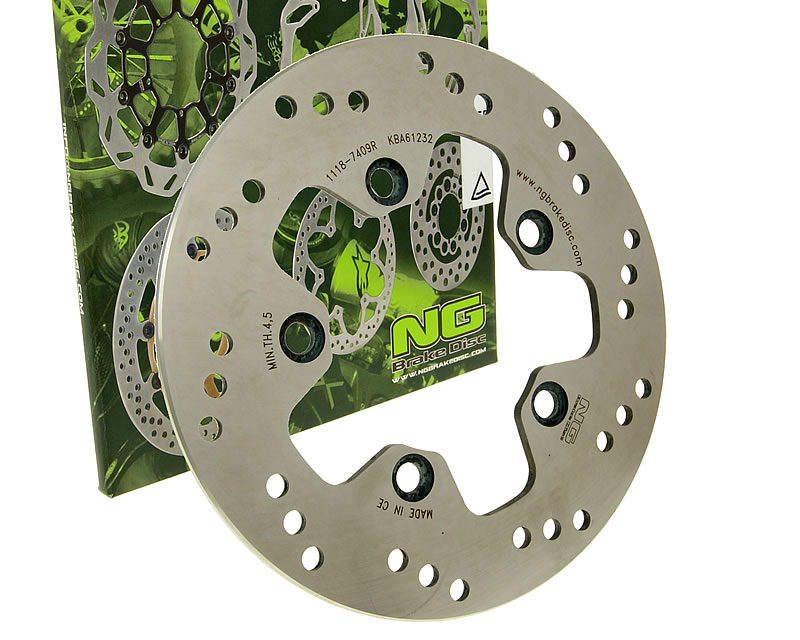 Brake disc -NG Ø210x89x5mm- Suzuki Burgman 400 / A / ABS (2005-2013) rear rhs, Suzuki Burgman AN 250 K7 (2007-2008) rear rhs