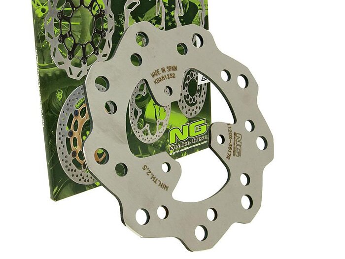 Brake disc -NG Wavy Ø180x58x3.7mm- Peugeot Speedfight 2 50 (2008) front lhs, Peugeot Speedfight 2 R-Cup 50 (2008) front lhs, Peugeot Speedfight 2 Ultimate Edition (2008) front lhs