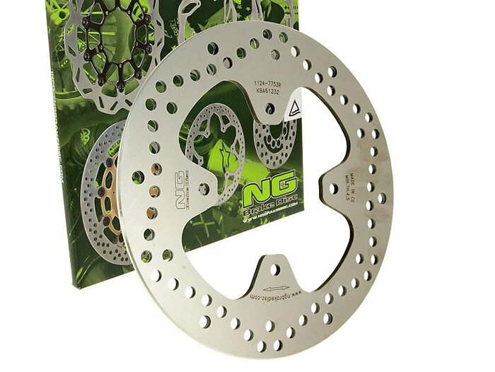 Disco de freno -NG Ø240x92x5mm- Yamaha XC 300 Versity (2003) trasero derecho, MBK Kilibre 300 (2003-2004) trasero derecho, Yamaha XC 300 (2004-2006) trasero derecho, Yamaha X-Max / X-Max 250 I Black (2005-2011) trasero derecho, Yamaha X-Max / X-Max I / AB