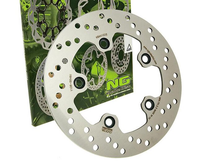 Disque de frein -NG Ø220x96,5x4mm- SYM HD 125 Euro / Euro 3 (2003-2004) (av. g.), SYM HD 200 Euro 2 / Euro 3 (2003-2006) (av. g.), SYM HD 125 Evo (2005-2006) (av. g.), SYM HD Euro 3 (2007-2008) (av. g.), SYM HD 125 Evo Euro 3 (2007-2013) (av. g.), SYM HD2