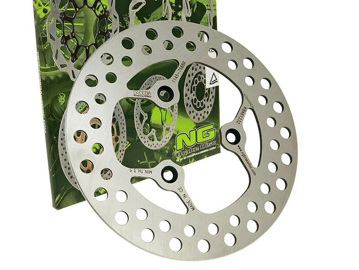 Disque de frein -NG Ø210x58x4mm- Peugeot Elystar 50 / Elystar 50 I (2002-2003) (ar.), Peugeot Satelis 125 / I / Avenue / RS (2004-2013) (ar.), Peugeot Satelis 125 Compressor (2006-2013) (ar. dr.), Peugeot Jetforce 125 (2007) (ar. g.), Peugeot Satelis 125