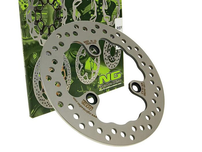 Remschijf -NG Ø200x73x4,5mm- SYM Euro MX 125 Euro rechtsachter, SYM Shark 125 / Euro 2 / Dual Disk (1999-2002) rechtsachter, SYM Joyride 150 (2001-2002) rechtsachter, SYM Joyride 125 (2001-2009) rechtsachter, SYM Joyride 200 (2001-2009) rechtsachter