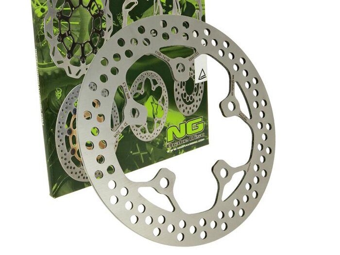 Remschijf -NG Ø240x98x4mm- SYM Joymax 250 I (2003-2013) linksvoor, SYM GTS 125 I Evo / Euro 3 (2008-2013) linksvoor, SYM GTS 300 Evo (2009-2010) linksvoor, SYM Joymax 125 I (2012-2013) linksvoor, SYM Joymax 125 Xi (2012-2013) linksvoor, SYM J