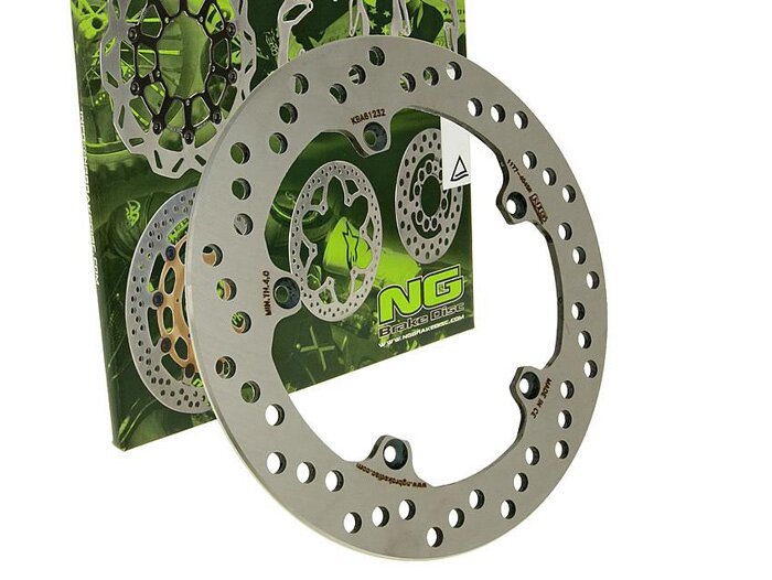 Disque de frein -NG Ø226x126x4,5mm- Peugeot Geopolis 125 Premium (2006-2007) (ar. g.), Peugeot Geopolis City / Executive (2006-2007) (ar. g.), Peugeot Satelis 250 (2006-2013) (ar. g.), Peugeot Geopolis 250 (2008-2009) (ar. g.)