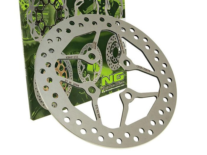 Disco de freno -NG Ø220x58.25x3.5mm- Honda PCX 125 (2010-2013) delantero izquierdo, Honda Vision 50 (2011-2013) delantero izquierdo, Honda Vision 110 / Wave 110 I (2011-2013) delantero izquierdo, Honda NSC 50 R Repsol (2012-2013) delantero izquierdo