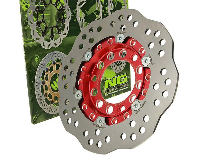 Bromsskiva -NG Wavy Ø190x58x4mm- Baja SC 150 bak höger, Lifan JD Star 125 bak, Lifan LF 150 T-6 bak, Roketa Jamaica150 / Vortex 150 bak, Roketa 5 RY 250 bak, Sunl Moped Scooter 150 bak, Tank Racer 150 DS bak, Sumco Manga125 (2009-2