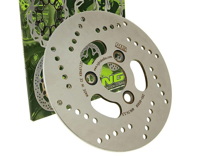 Brake disc -NG Ø180x38x4mm- Suzuki TR50 S Street Magic 1998-2000(f), AN 125 1995-2000 (f), UE 125 2001-2002 (f), AN 150 1996-2000 (f), UE 150 1998-2003 (f)