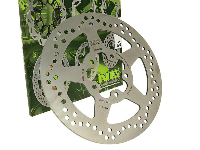 Disco freno -NG Ø260x60x4mm- Aprilia Scarabeo 50 Street (1998-2007) anteriore sinistro, Aprilia Scarabeo 125 GT (1999) anteriore sinistro, Aprilia Scarabeo 200 (1999-2002) anteriore sinistro, Aprilia Scarabeo 125 4T (1999-2003) anteriore sinistro, Aprilia