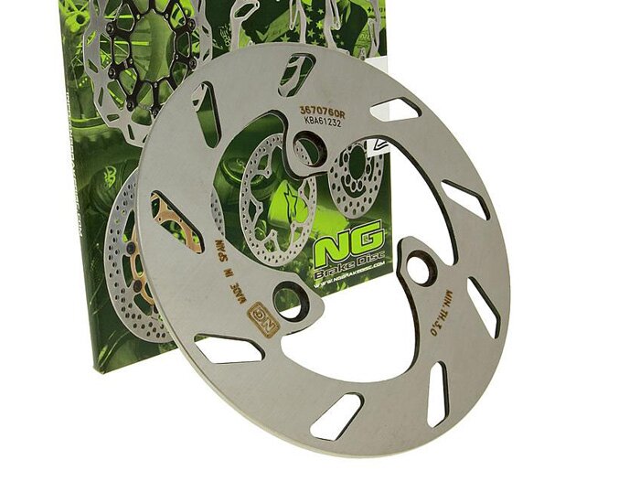Brake disc -NG Ø180x58x3.5mm- Peugeot Elystar 50 front lhs