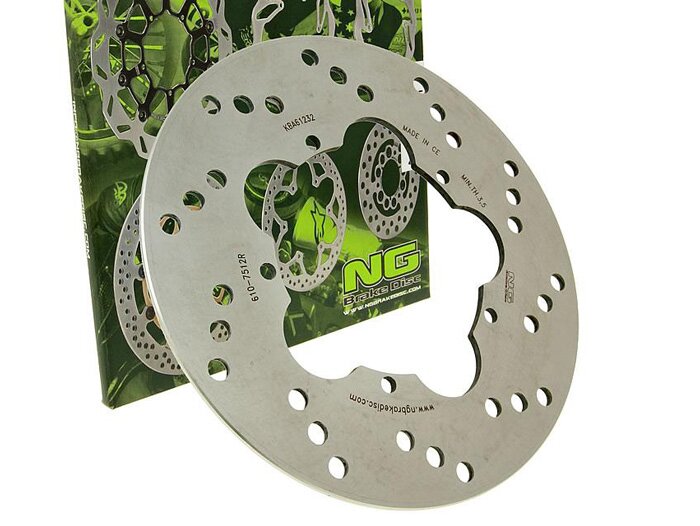 Disco de freno -NG Ø200x96,5x4mm- Piaggio Free 50 (1995-2002) delantero derecho, Piaggio Free 50 FL (1995-2002) delantero izquierdo, Piaggio Sfera 75 (1996-1999) delantero izquierdo, Piaggio Vespa ET 4 125 (1996-2002) delantero izquierdo, Piaggio Vespa ET