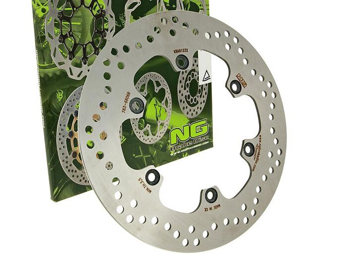Brake disc -NG Ø267x132x4mm- Yamaha FZR 1100 rear rhs, Yamaha XS 400 (1982) front rhs, Yamaha XJ 650 Turbo (1982) front lhs/rhs, Yamaha XZ 550 (1982-1984) front lhs, Yamaha XJ 650 Seka (1983) front lhs/rhs, Yamaha RD 350 Ypvs (1983-1984) front lhs/rhs, Ya