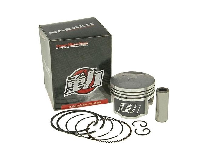 Piston complet -NARAKU- 50ccm pour SYM, Peugeot 4T