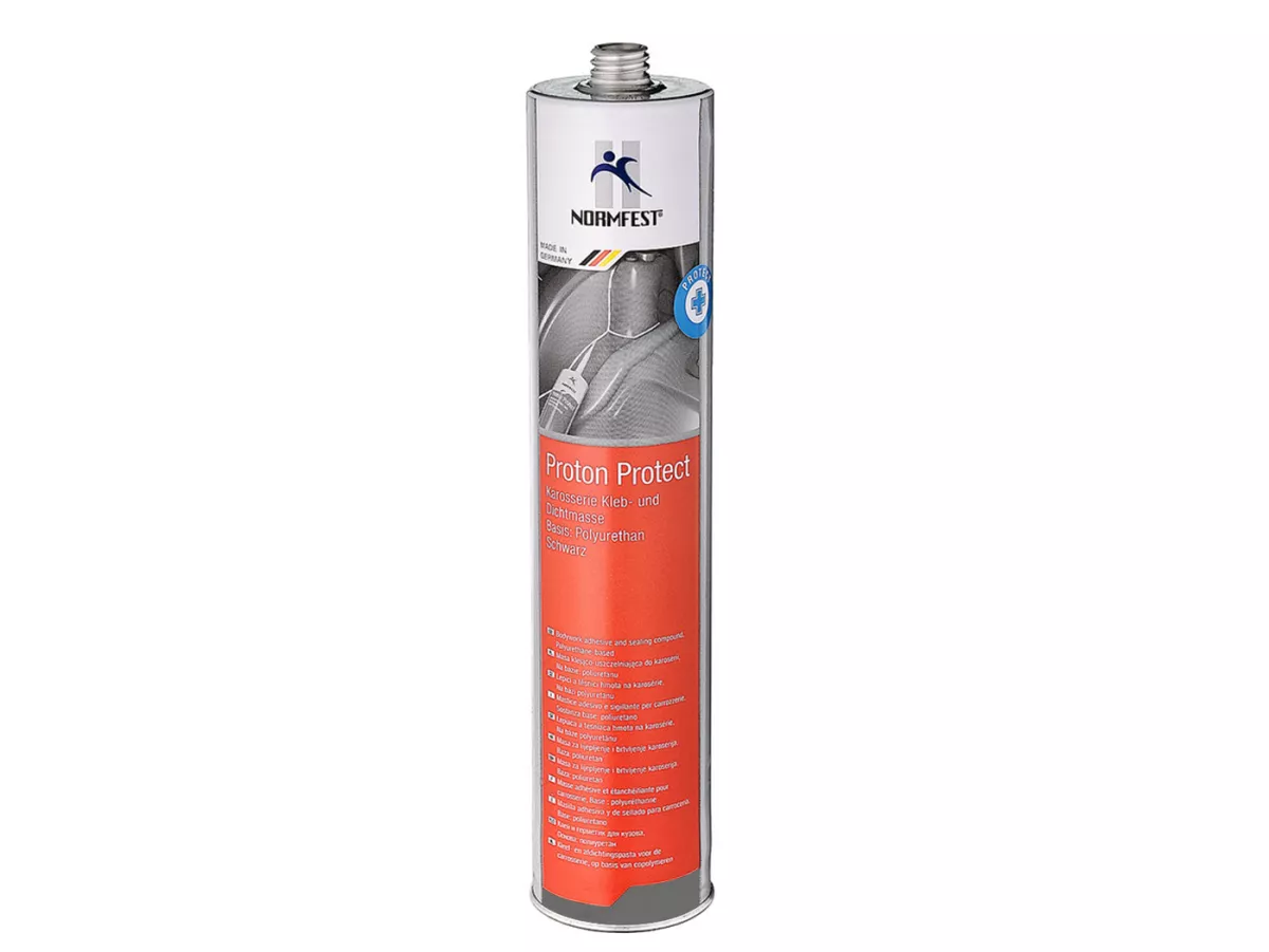 Bodywork adhesive and sealant -NORMFEST, 1K Proton Protect- cartridge 300ml, black