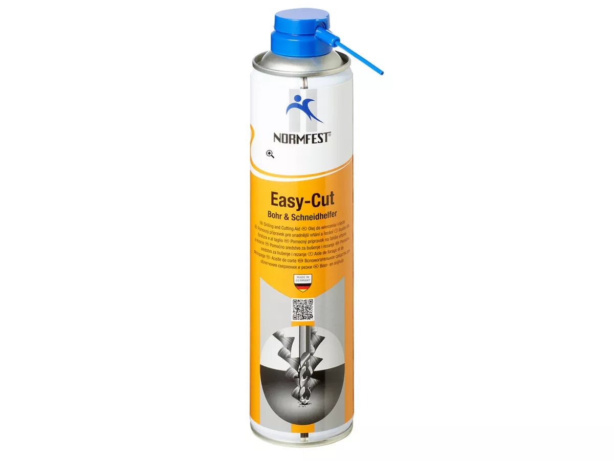 Aceite de corte, ayuda para taladrar y cortar -NORMFEST, Easy-Cut- lata aerosol 350ml