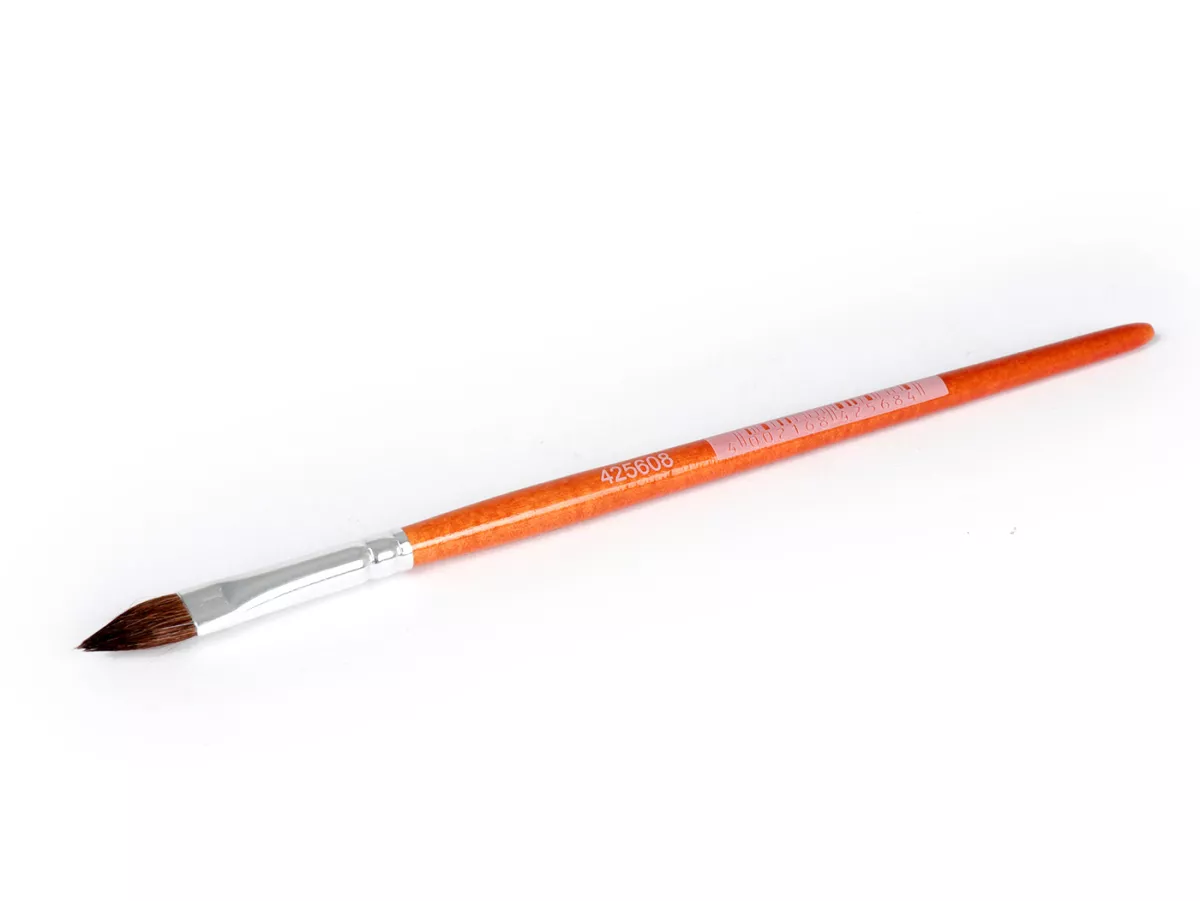 Kuas rambut halus ukuran 8 -NORMFEST- untuk memperbaiki kerusakan cat ringan