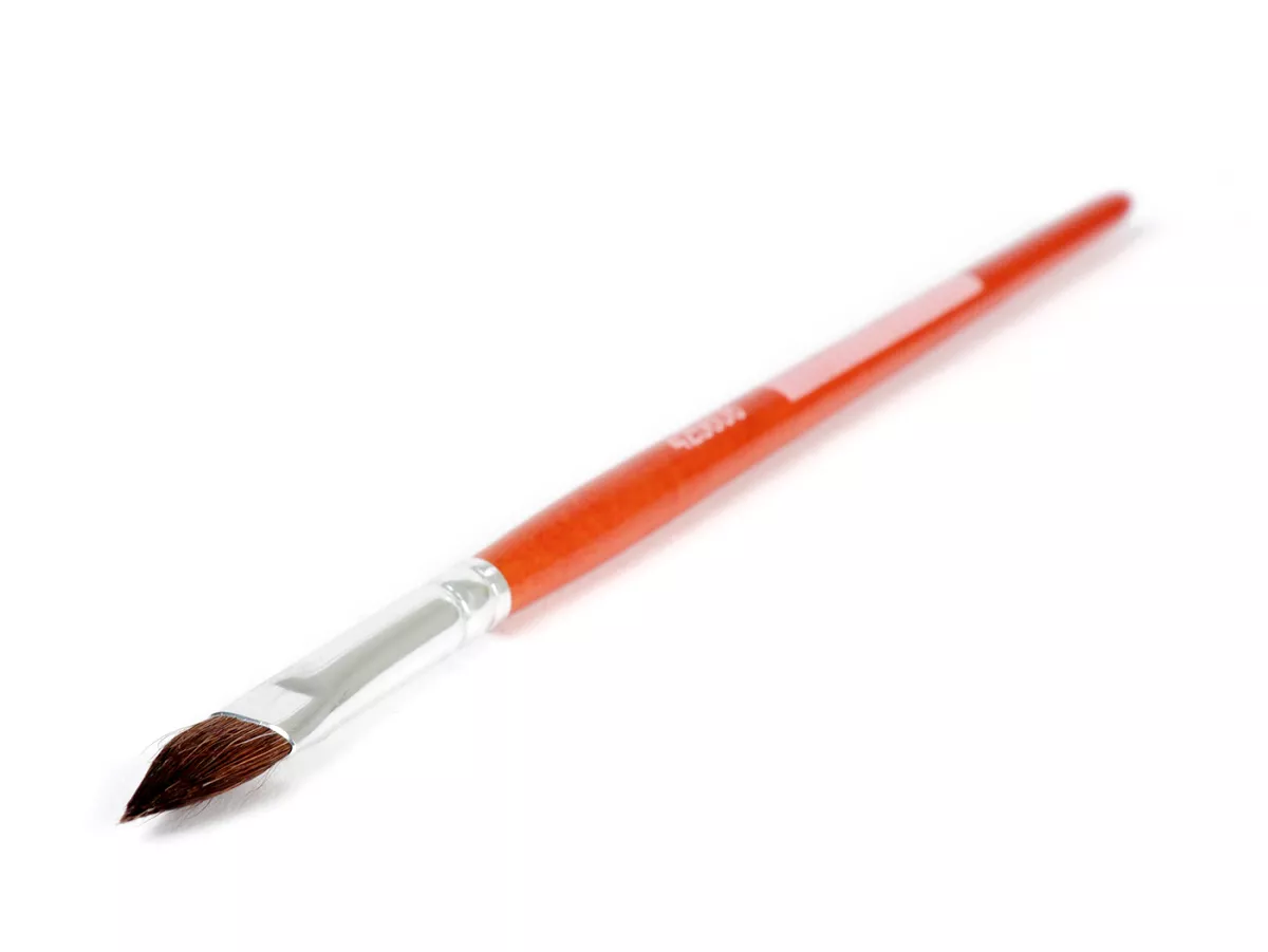 Kuas rambut halus ukuran 8 -NORMFEST- untuk memperbaiki kerusakan cat ringan