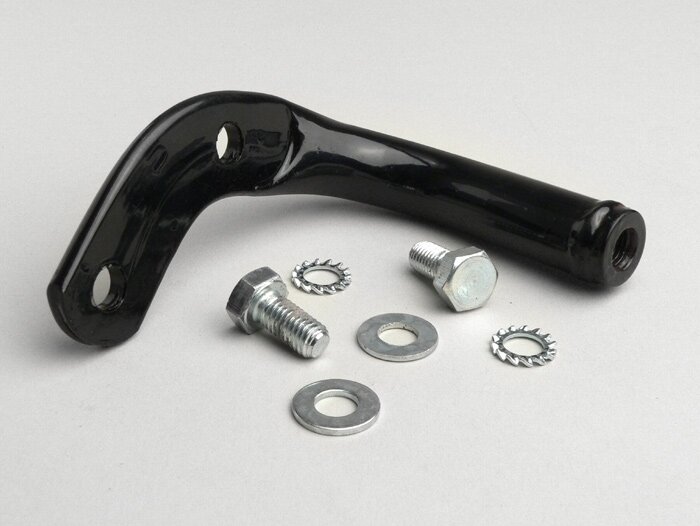 Mirror bracket -FAR M10- Vespa PX - black - right hand side