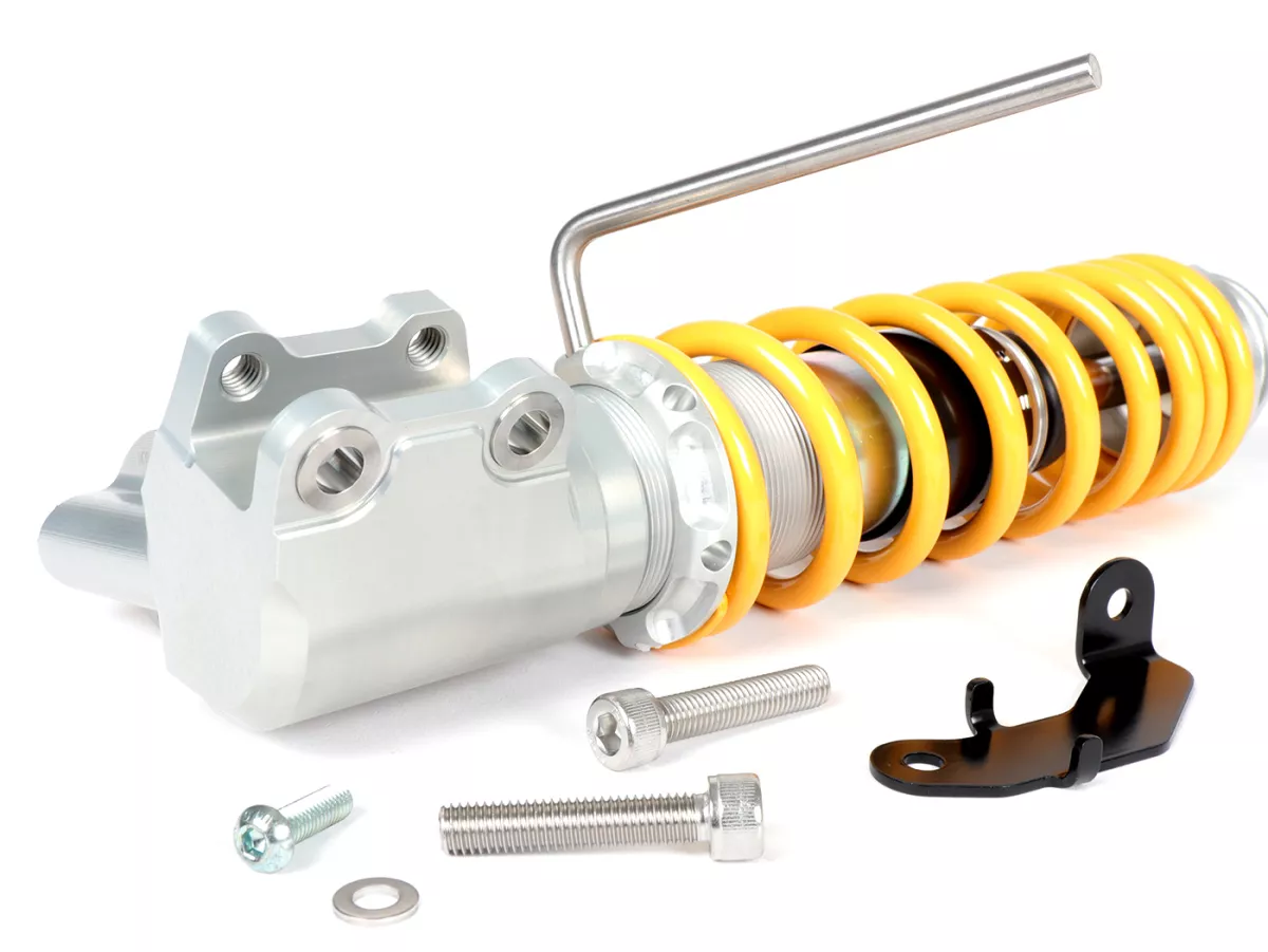 Schokdemper voor -ÖHLINS STX 36, 240mm- Vespa GTS 125-300 (-2013, 2017-2022), GTS SUPER 300 HPE, SUPERSPORT 300, SUPERTECH 300 HPE, GT 125-200, GTL 125-200, GTV 125-300