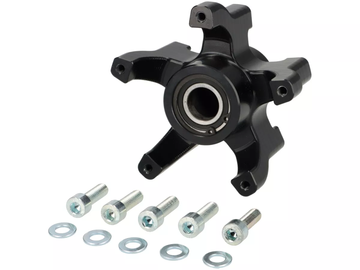 Front wheel hub -POLINI- Vespa ET2, ET4, LX, LXV, S 50-150 - also suitable for PIAGGIO Hexagon, Sfera RST, ZIP II, ZIP SP