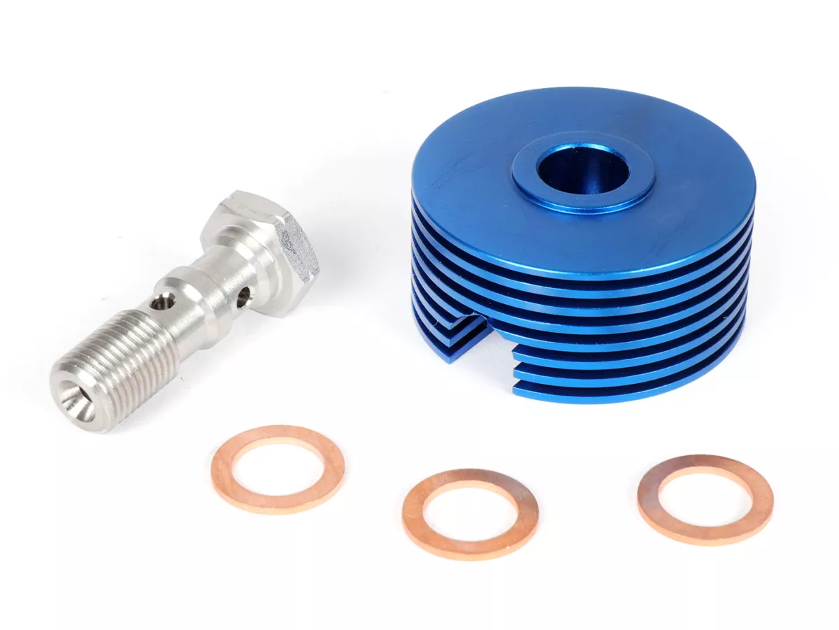 Brake Caliper Cooler -POLINI- CNC Blue