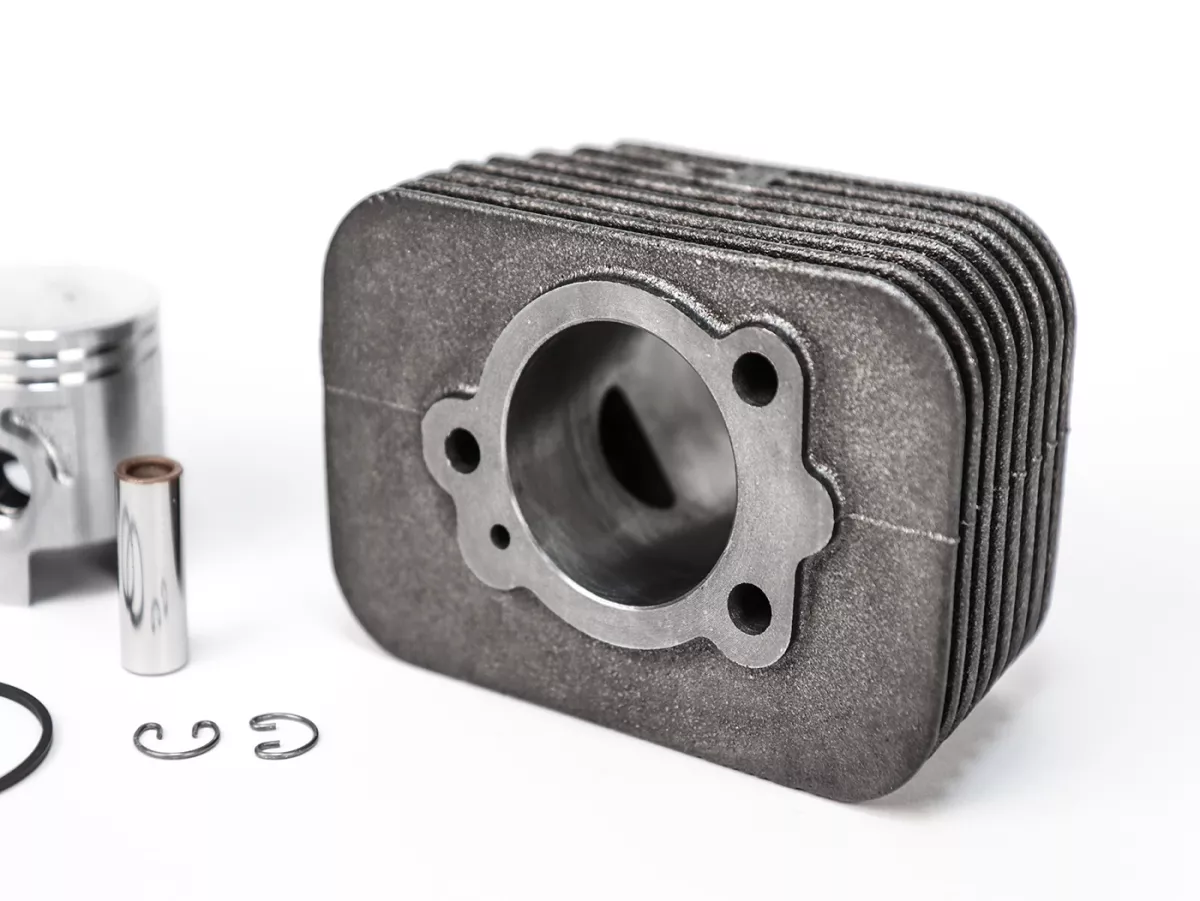 Cylinder -POLINI 63 ccm Sport Ø43mm- Piaggio Ciao, Bravo, Boxer (kolvstift = Ø 12mm)