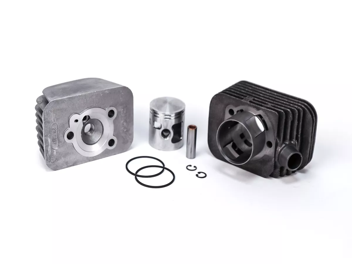 Silinder -POLINI 72 ccm Sport Ø46mm- Piaggio Ciao, Bravo, Boxer (pin piston = Ø 12mm)