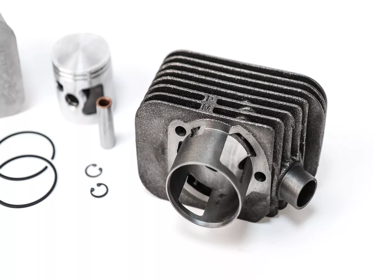 Silinder -POLINI 72 ccm Sport Ø46mm- Piaggio Ciao, Bravo, Boxer (pin piston = Ø 12mm)