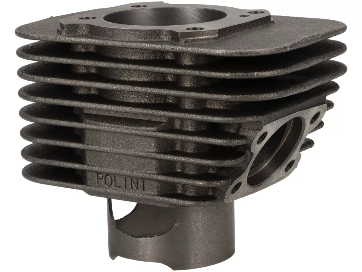 Cylinder -POLINI- 4P Ø47mm- Piaggio Ciao, Bravo, Boxer (piston pin = Ø 12mm) Only with Polini engine case P170.0201